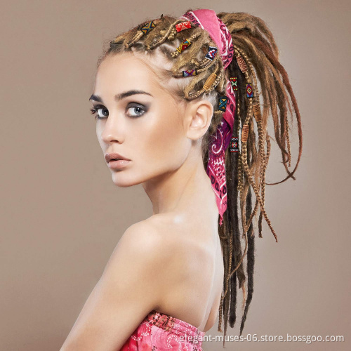 Wholesale Girls Afro Dread Loc Wholesale Hair Accessories Dreadlocks Gold Tube Metal Hair Braiding Beads